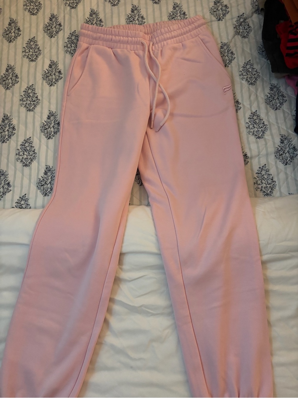 Fabletics Soft Blush Pink Elastic Waist Joggers